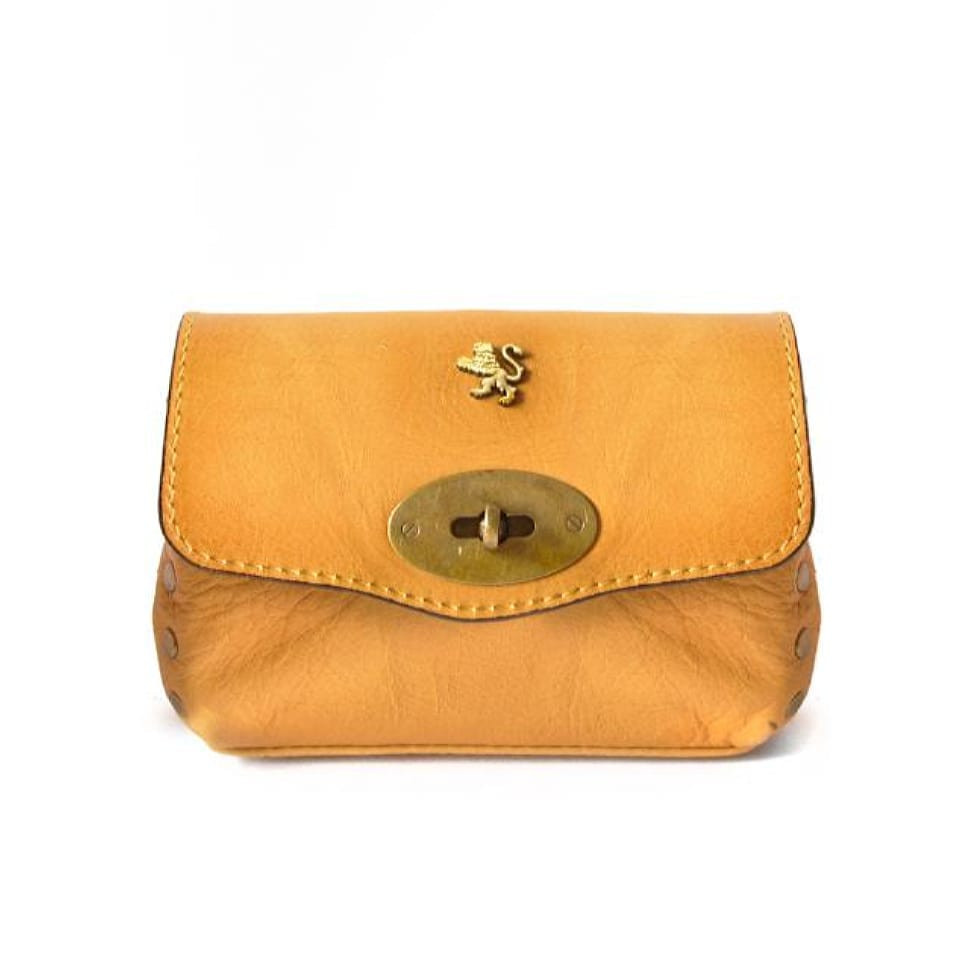 Pratesi BSE160 - S.Bernardo Clutche in cow leather Bruce Mustard