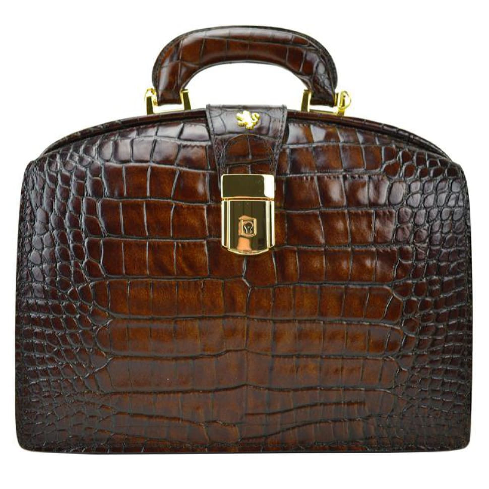 Pratesi KCF120/29T - Miss Brunelleschi King Woman Bag in cow leather Miss BrunelleschiK120/29T Coffee