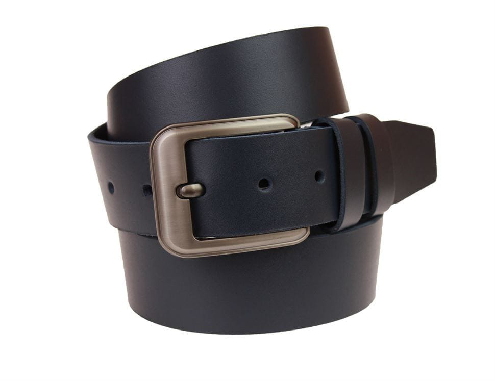 Ремінь чоловічий шкіряний джинсовий SULLIVAN 112-63 (7) 115-150 см синій