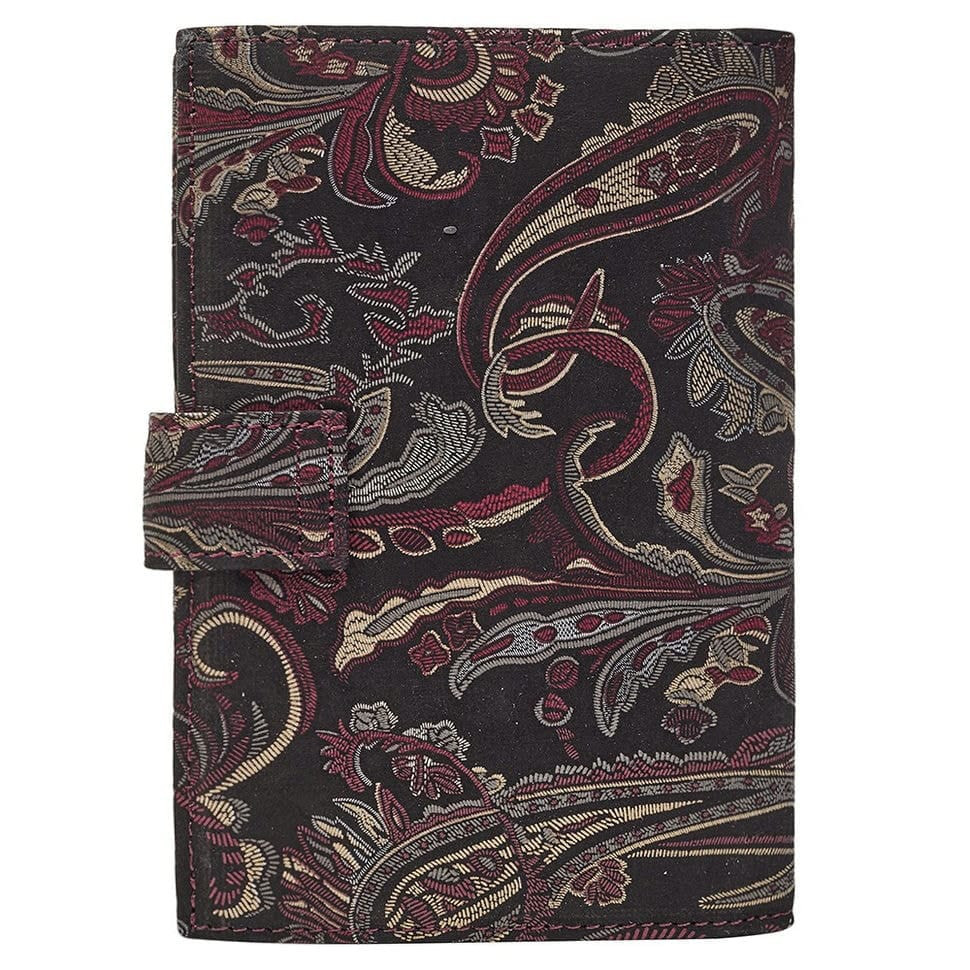 Обкладинка авто+паспорт шкіра Desisan 102-697 темно-червоні квіти