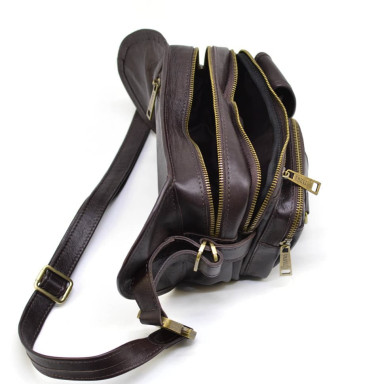 Leather men's waist bag GC-1560-4lx brand TARWA