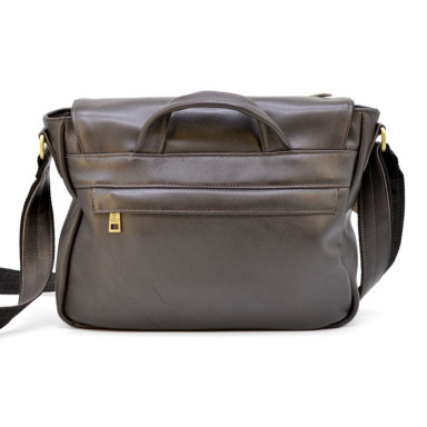 Men's leather shoulder bag calfskin TARWA GC-6045-1md