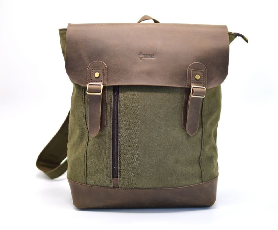 Рюкзак міський, парусина + шкіра RH-3880-3md від бренду TARWA