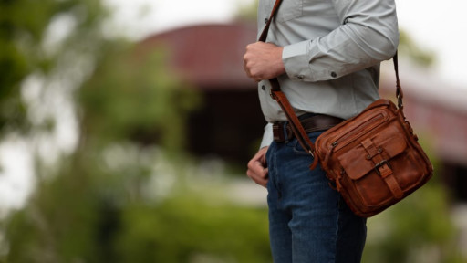 Cумка чоловіча Ashwood SERGIO Tan (Рудий)