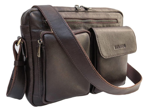 Стильна чоловіча сумка формату А-4 Newery N9812GC