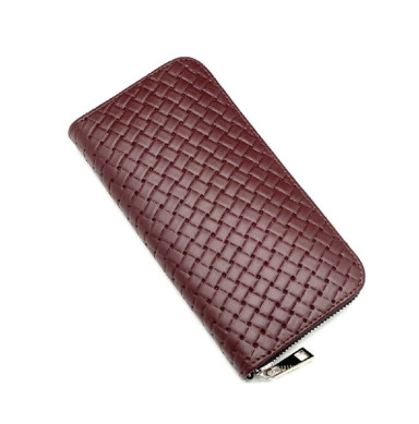 Бордовий шкіряний гаманець Newery N10003GBP