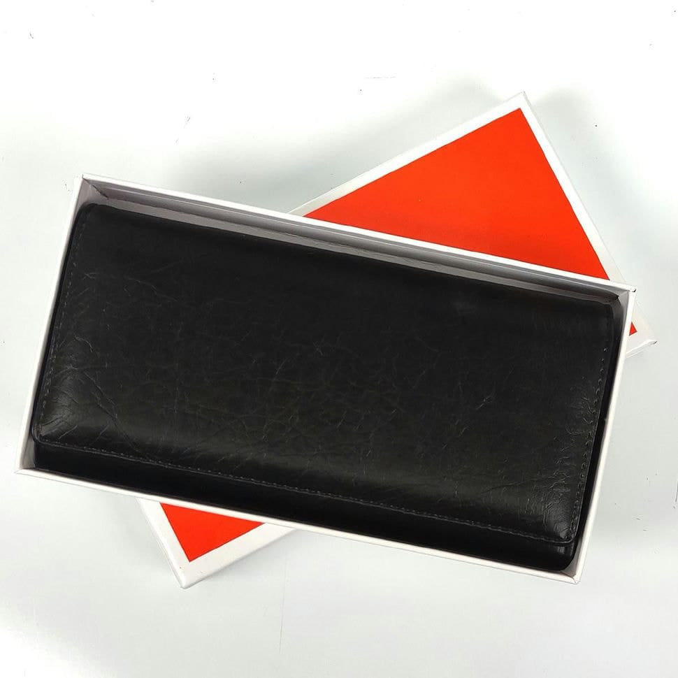 Жіночий чорний клатч FL-ASIF-Z-208A