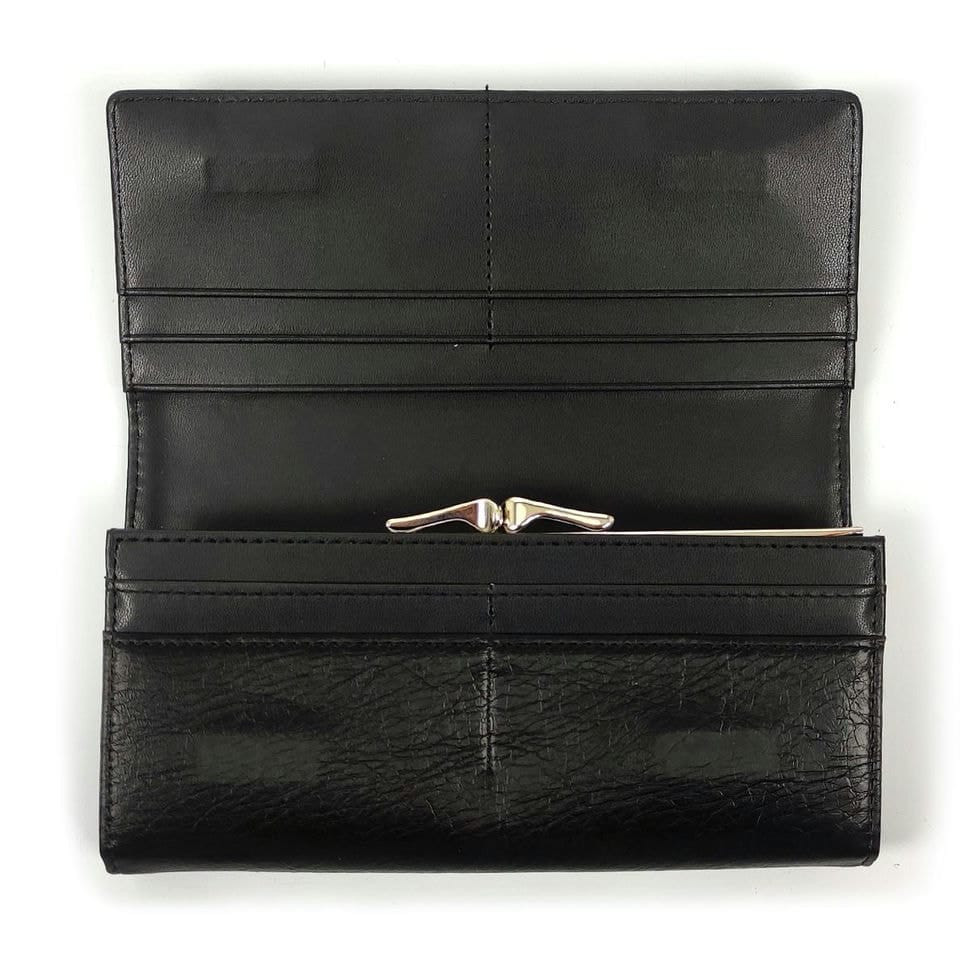 Жіночий чорний клатч FL-ASIF-Z-208A