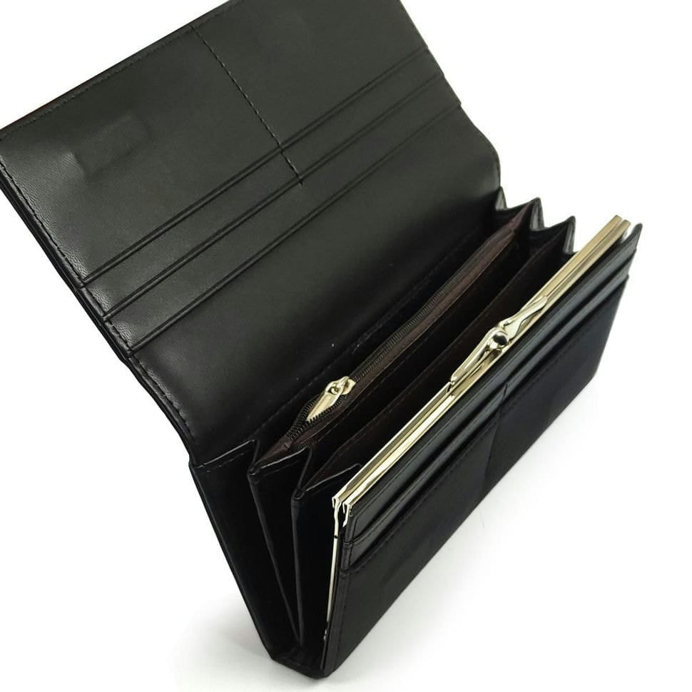 Жіночий чорний клатч FL-ASIF-Z-208A