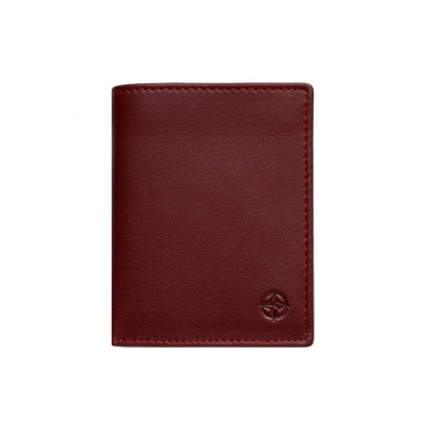 Leather wallet Cortina 5088 rosso red