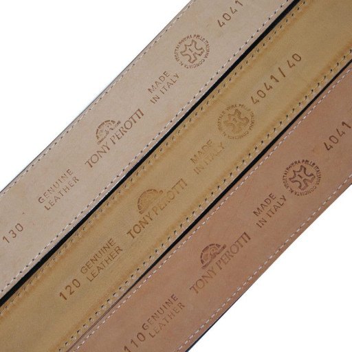 Шкіряний ремень 4041 nero чорний TONY PEROTTI