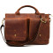 Мужская сумка из лошадиной кожи TARWA RB-3990-3md коньячная