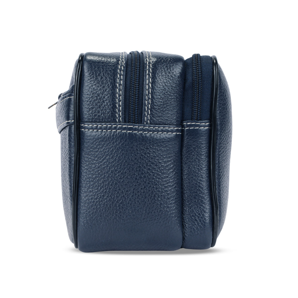 Hammonds Flycatcher TC4004 Blue Leather Vanity Case