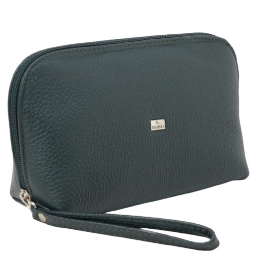 Косметичка шкіра Desisan 1-328 темно-зелений флотар
