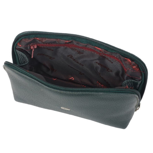 Косметичка шкіра Desisan 1-328 темно-зелений флотар