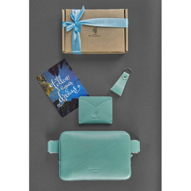 Women's Gift Set of Leather Accessories DropBag Tiffany