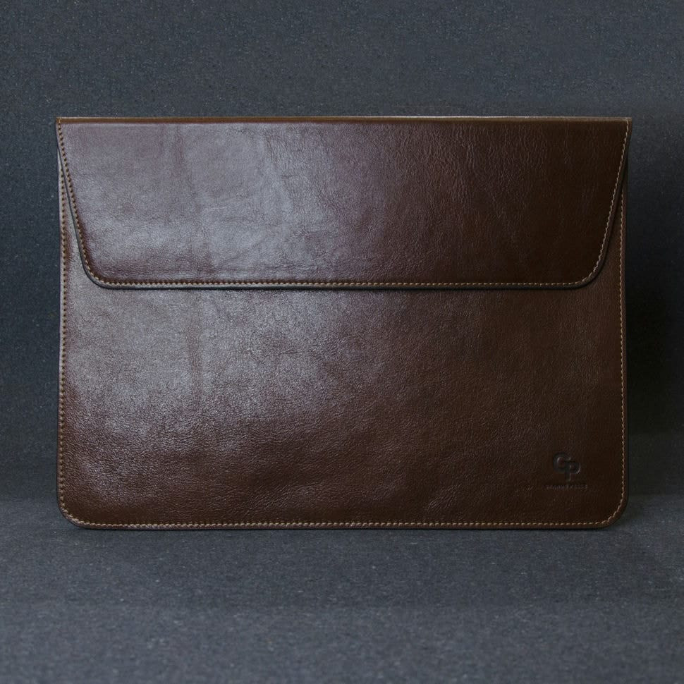 Leather case for MacBook 13', cognac