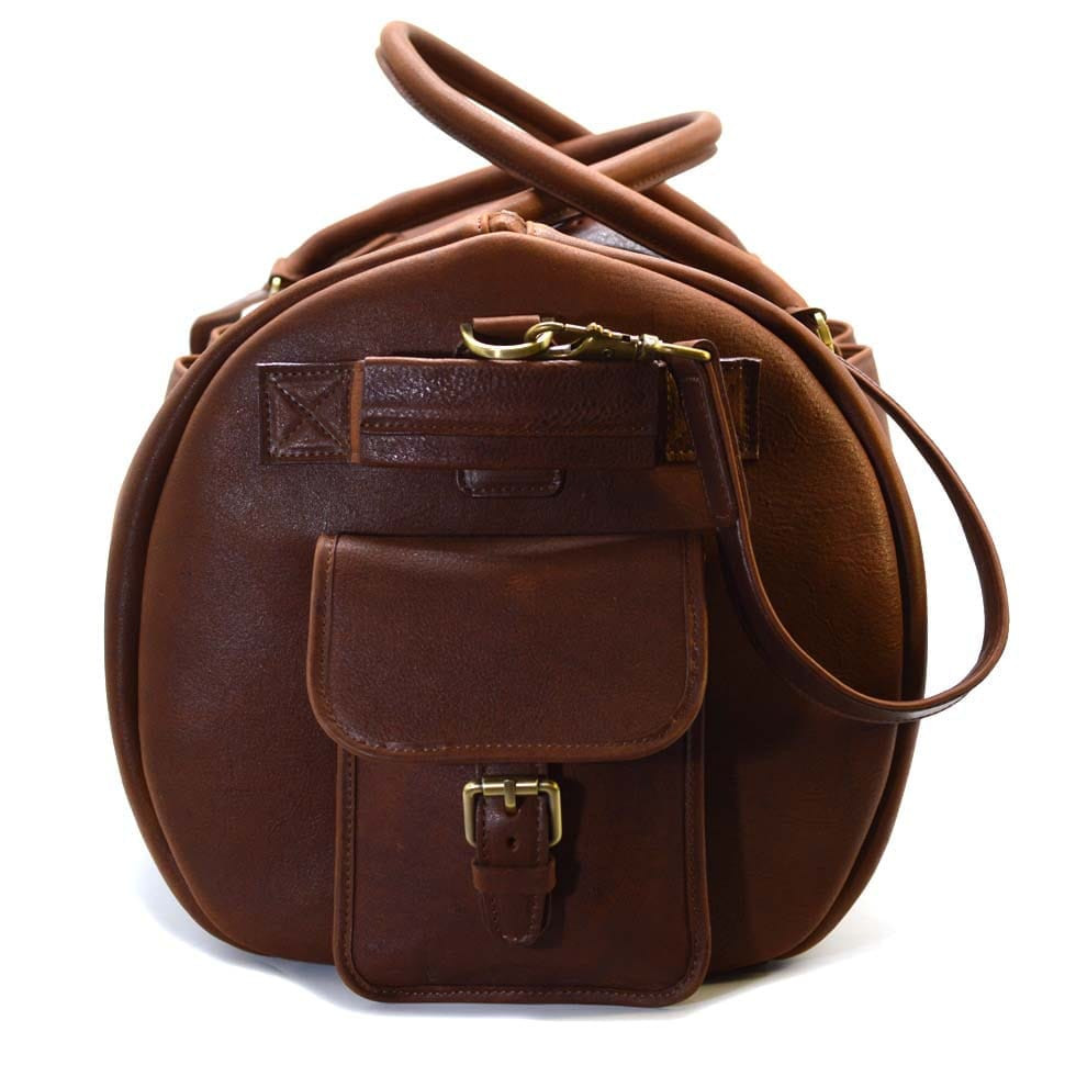 Travel bag trunk made of genuine leather GB-6564-4lx TARWA