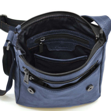 Mens shoulder bag TARWA RK-1301-3md blue
