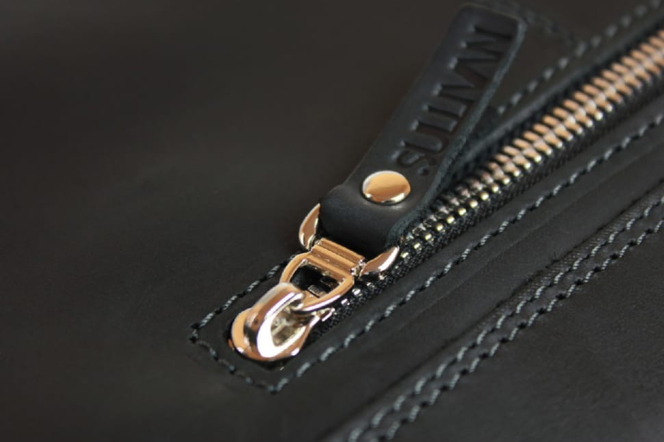 Women's leather clutch bag made of genuine leather SULLIVAN 26-33 (32) black