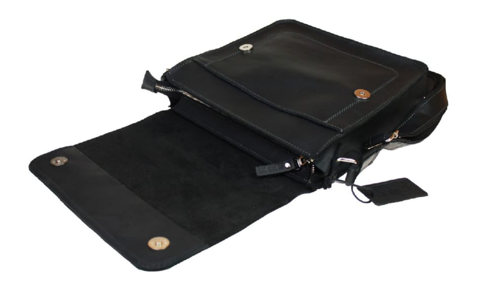Women's leather clutch bag made of genuine leather SULLIVAN 26-33 (32) black