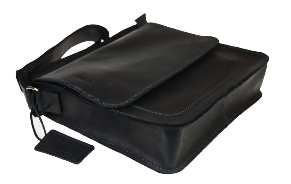 Women's leather clutch bag made of genuine leather SULLIVAN 26-33 (32) black
