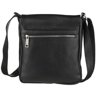 Leather shoulder bag with floater flap FA-1302-4lx