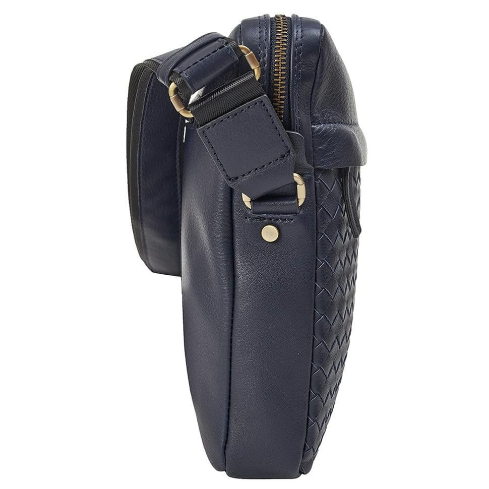 Сумка м'яка шкіряна Tony Bellucci 5144-09 синя гладка