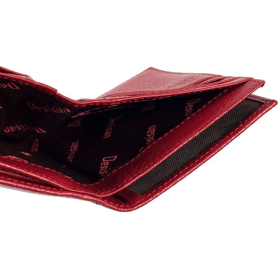 Гаманець жіночий шкіряний Desisan 106-4 червоний флотар