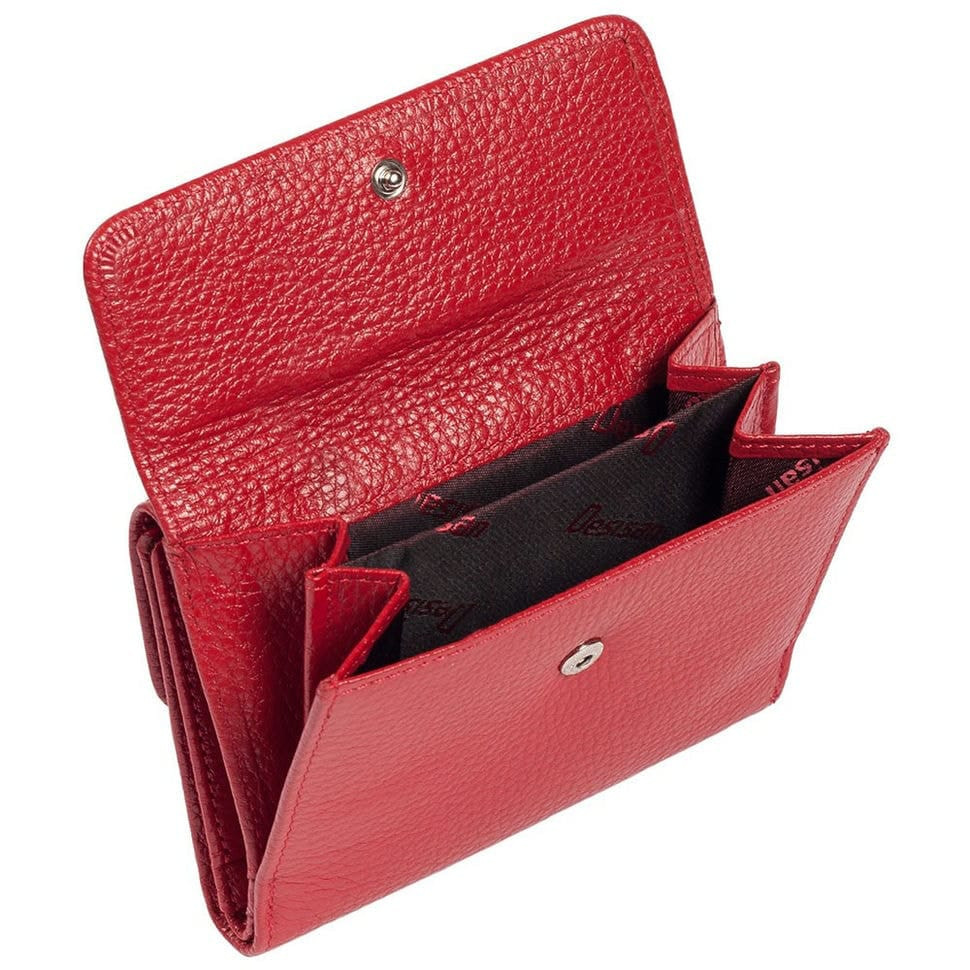 Гаманець жіночий шкіряний Desisan 106-4 червоний флотар