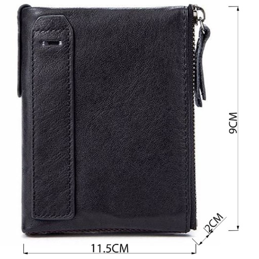 Стильний вертикальний чоловічий гаманець середнього розміру з натуральної шкіри з тисненням під крокодила CANPELLINI 21736 Чорний