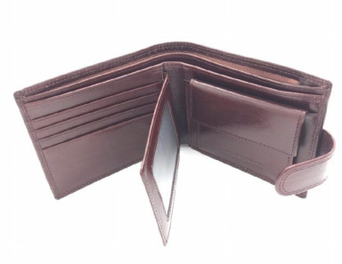 Коричневый кожаный портмоне Marco Coverna BK003-802B
