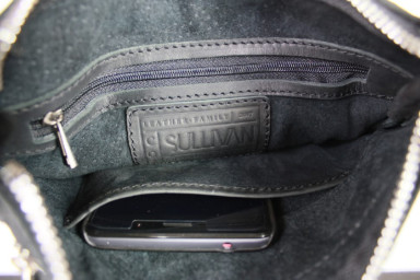 Сумка мужская кожаная планшетка SULLIVAN 35469(22) черная