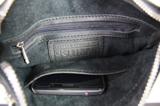 Сумка чоловіча шкіряна планшетка SULLIVAN 35469(22) чорна