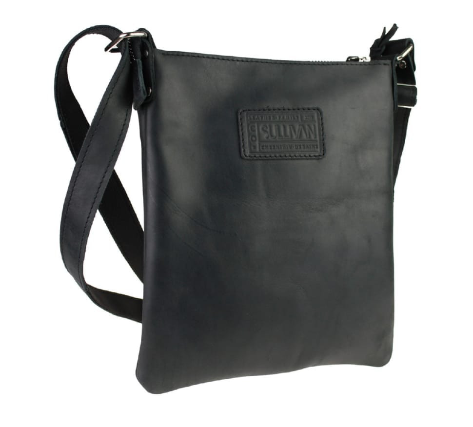 Сумка чоловіча шкіряна планшетка SULLIVAN 35469(22) чорна