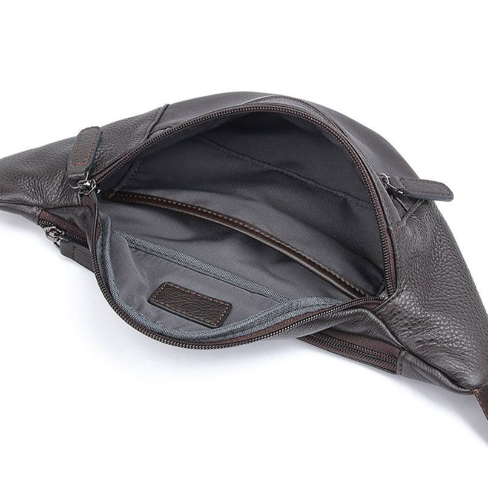 Сумка бананка поясна JD3024Q з натуральної шкіри