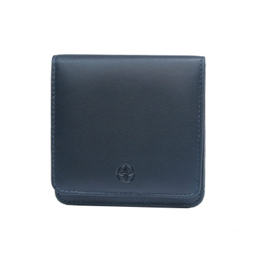 Leather wallet Cortina 5064 navy blue