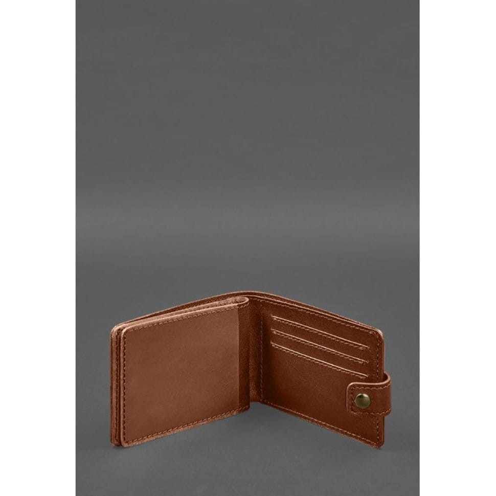 Leather wallet-cover for combat participant ID (UCD) Light brown
