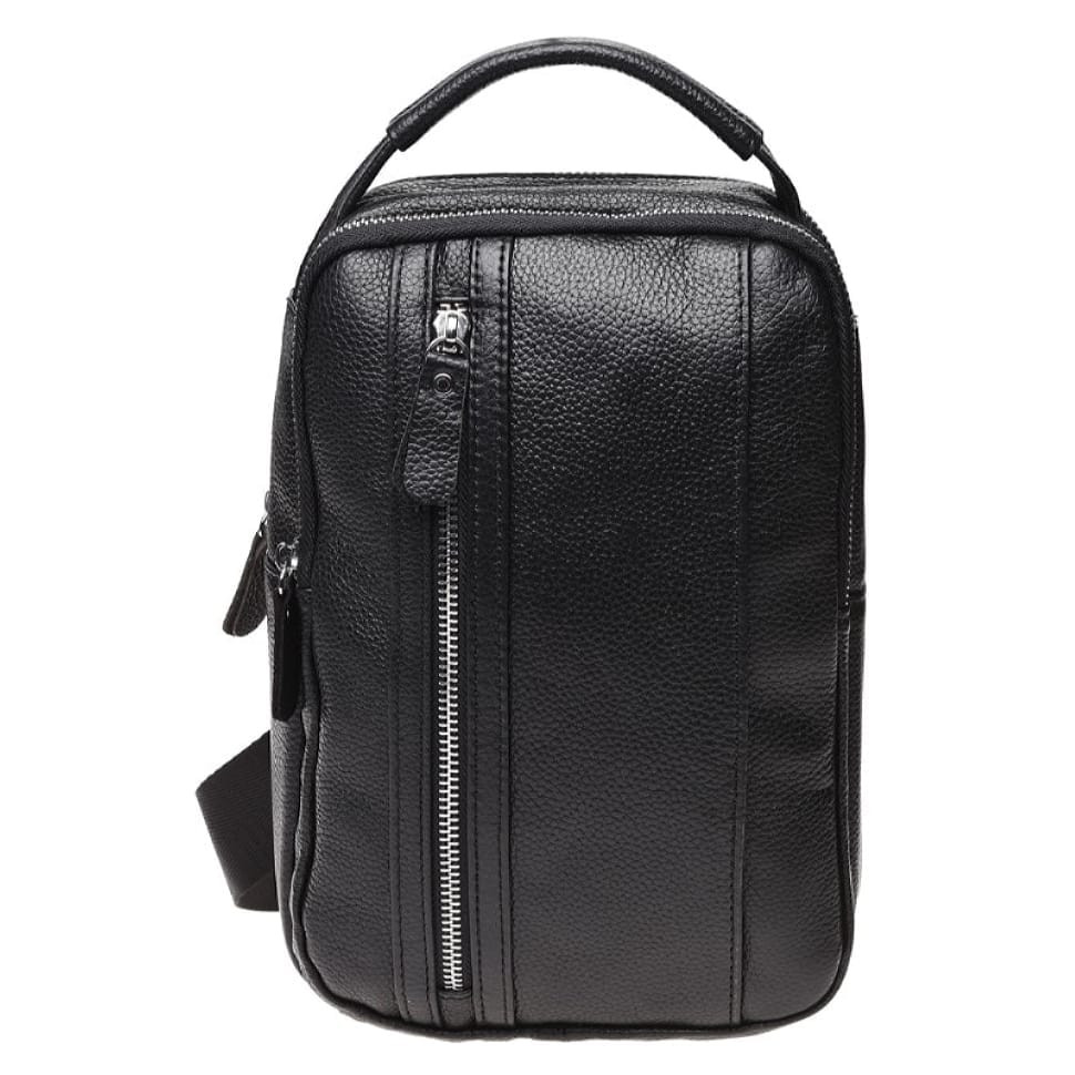 Чоловік рюкзак шкіряний Keizer K18693-black