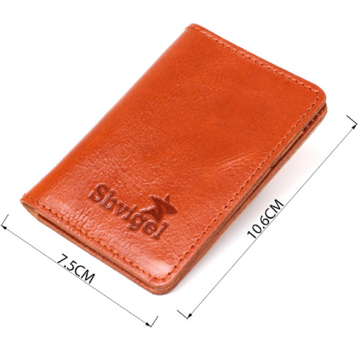 Шкіряна візитниця SHVIGEL 00115