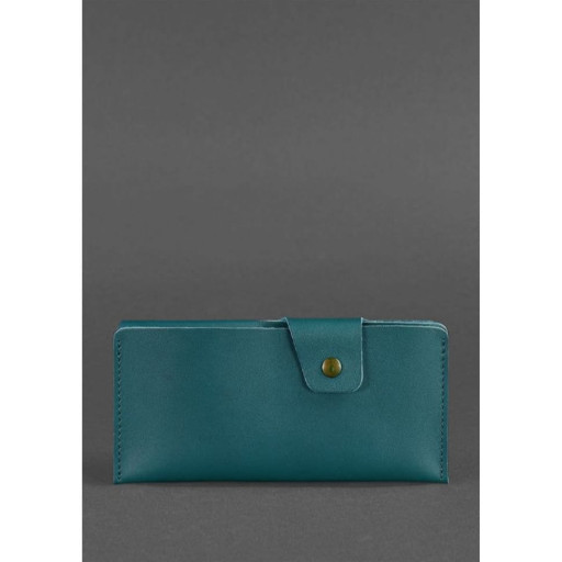 Шкіряне портмоне-купюрник 8.0 зелене