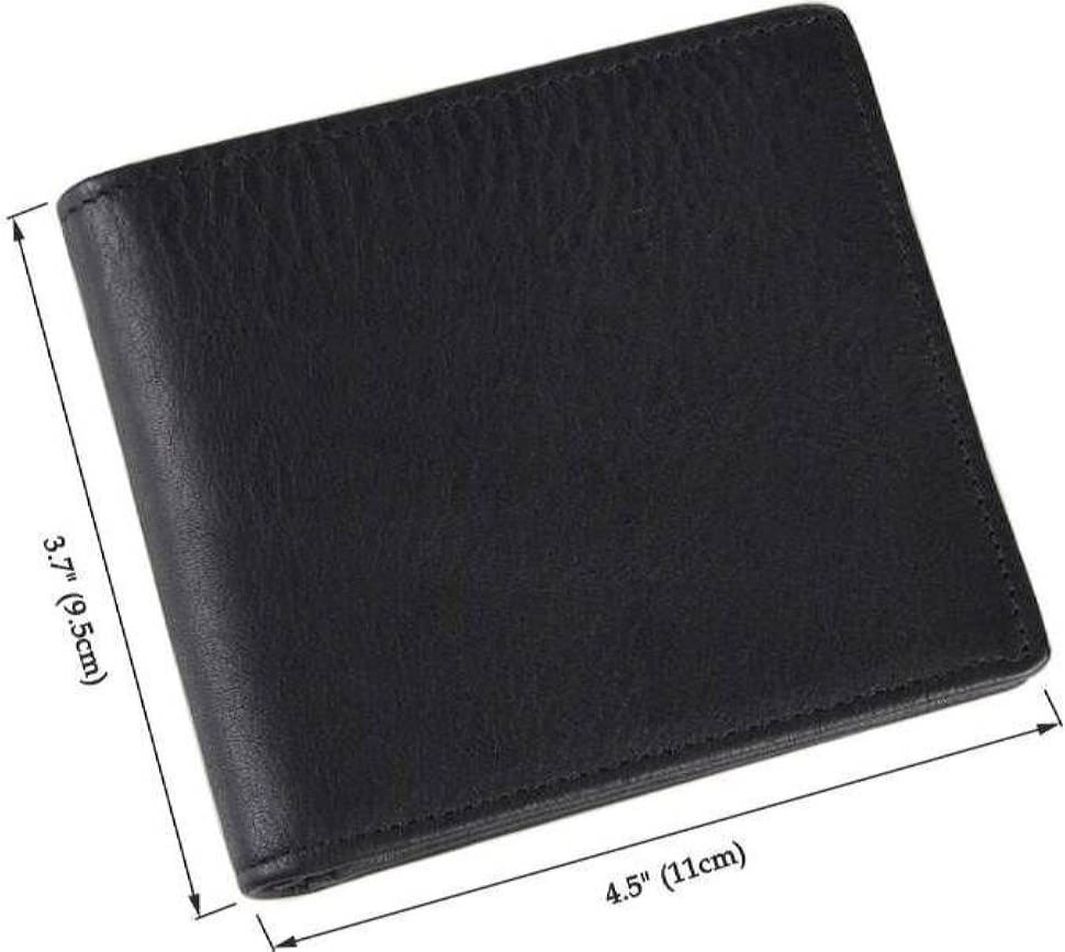 Men's Vintage Wallet 14516 Leather Black