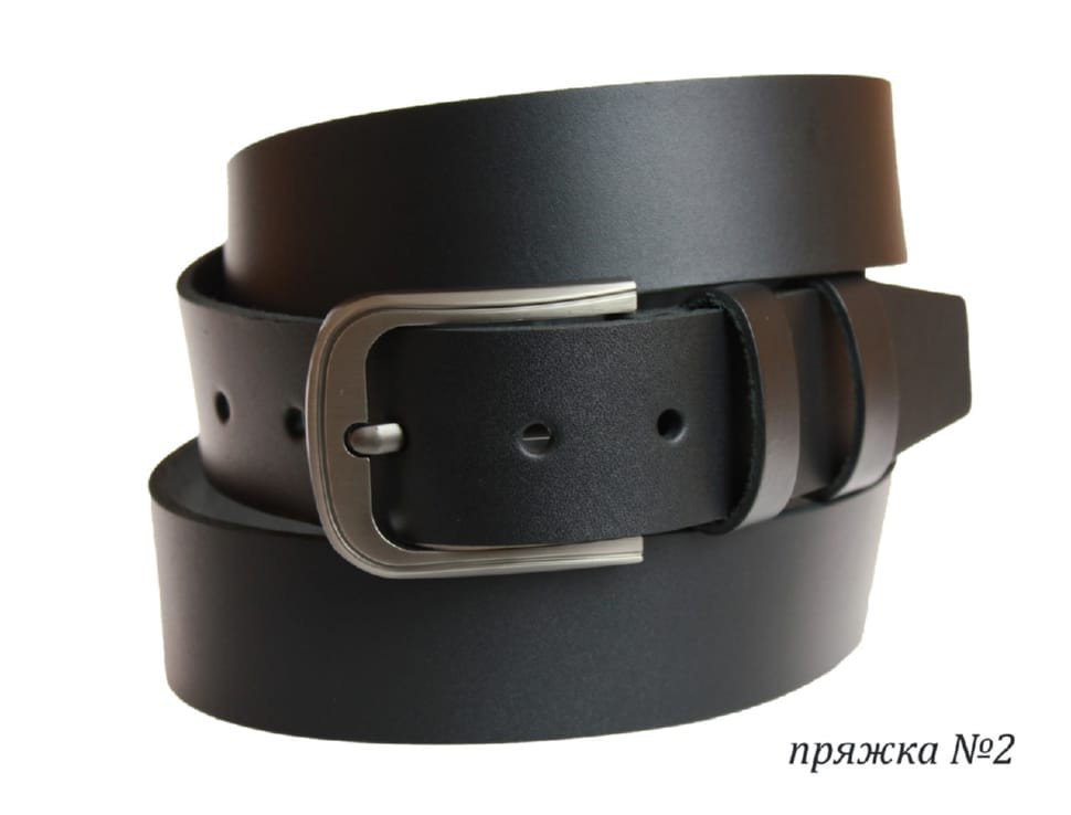 Ремінь шкіряний джинсовий SULLIVAN RMK-31(7.5)115-150 см чорний