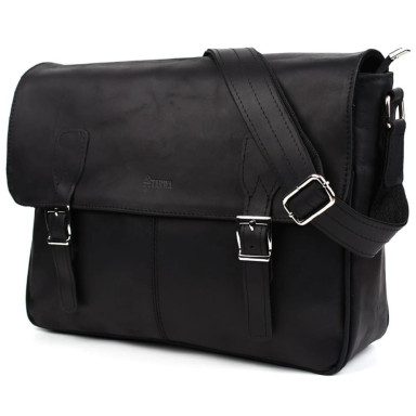 Leather Shoulder Bag for Laptop and Documents RA-7022-3md TARWA