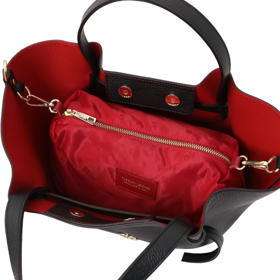 Legame Leather shopping bag - Large size