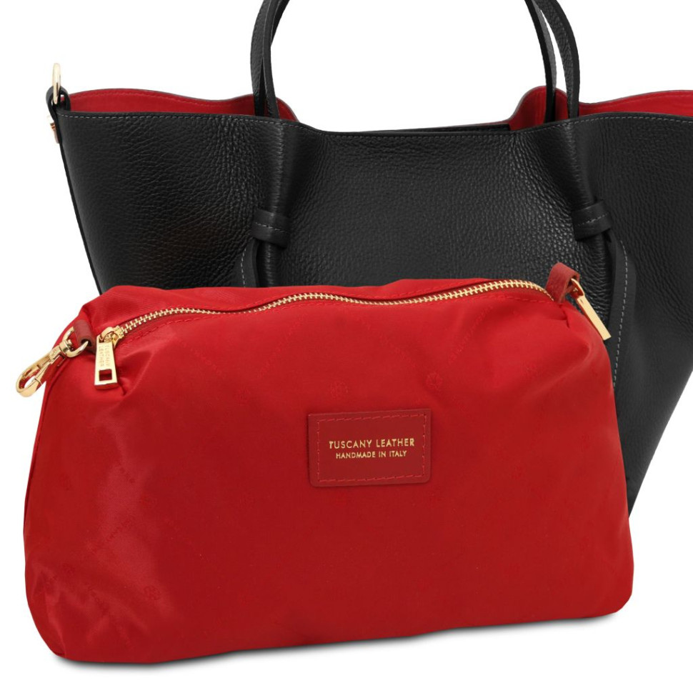 Legame Leather shopping bag - Large size