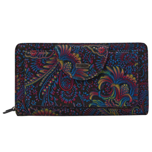 Гаманець жіночий Desisan 908-995 сині квіти