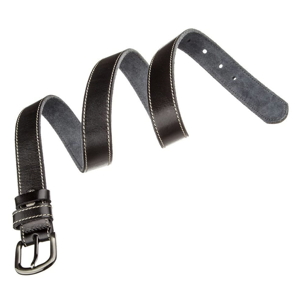 Ремінь унісекс Vintage 20069 Чорний