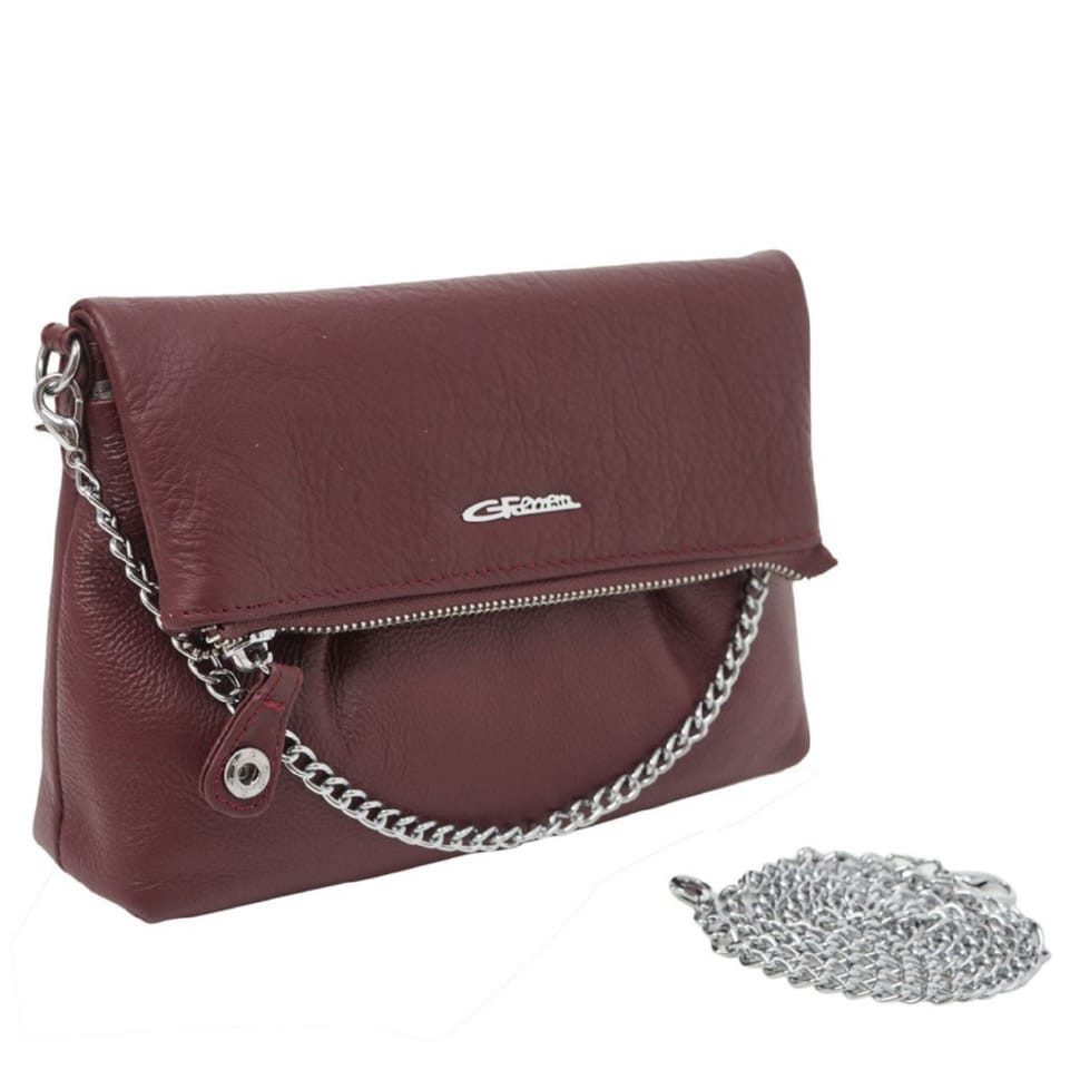 Сумка женская кожаная GIORGIO FERRETTI GF2020738-339 бордо