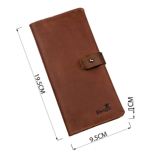 Місткий клатч із двох частин жіночий ST Leather 19252 Синій